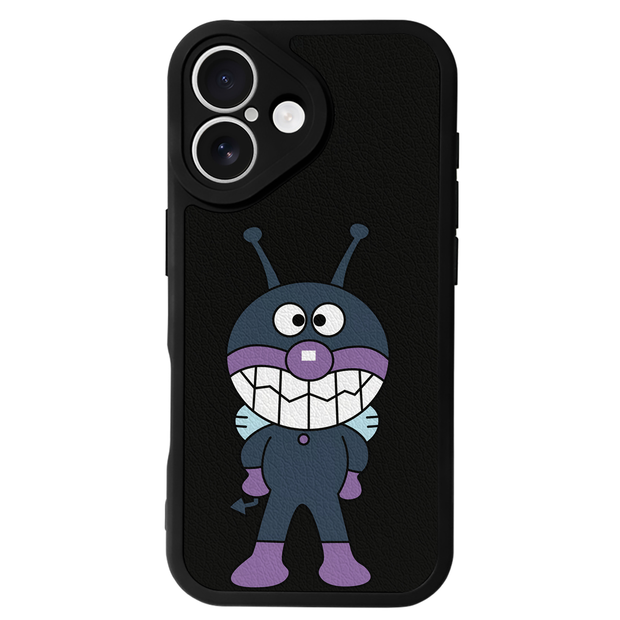 （画像用） アンパンマン Anpanman 【iPhone 16シリーズ対応】シリコンスマホケース（レザー調） 材質：シリコン